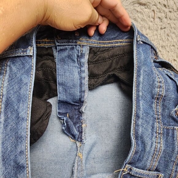 Est. 1946 Jeans Womens 18W Curvy Denim Jeans With Frayed Hem Cropped - Picture 12 of 13